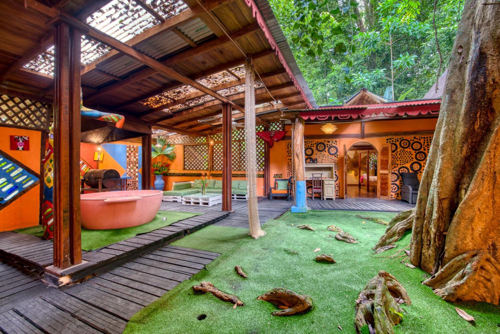 Tree House Beachfront Lodge Puerto Viejo de Talamanca Exteriör bild